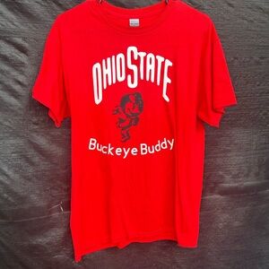 Gildan Red Ohio State Graphic Tee
